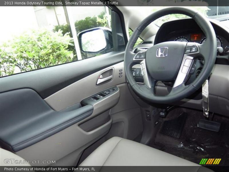 Smokey Topaz Metallic / Truffle 2013 Honda Odyssey Touring Elite