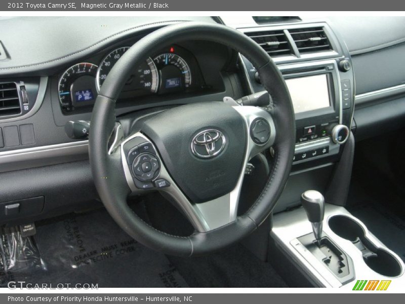 Magnetic Gray Metallic / Black 2012 Toyota Camry SE
