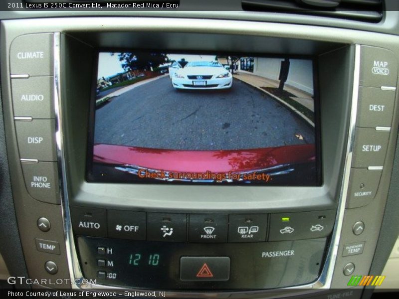 Matador Red Mica / Ecru 2011 Lexus IS 250C Convertible