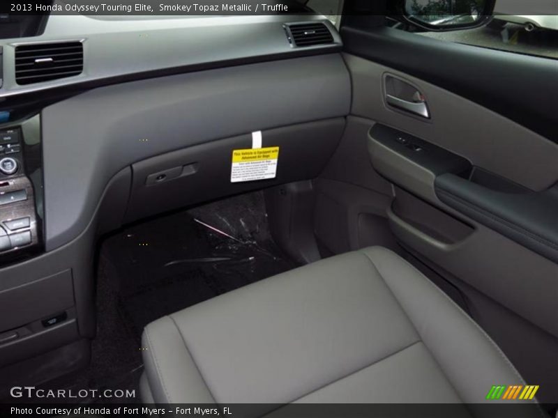Smokey Topaz Metallic / Truffle 2013 Honda Odyssey Touring Elite
