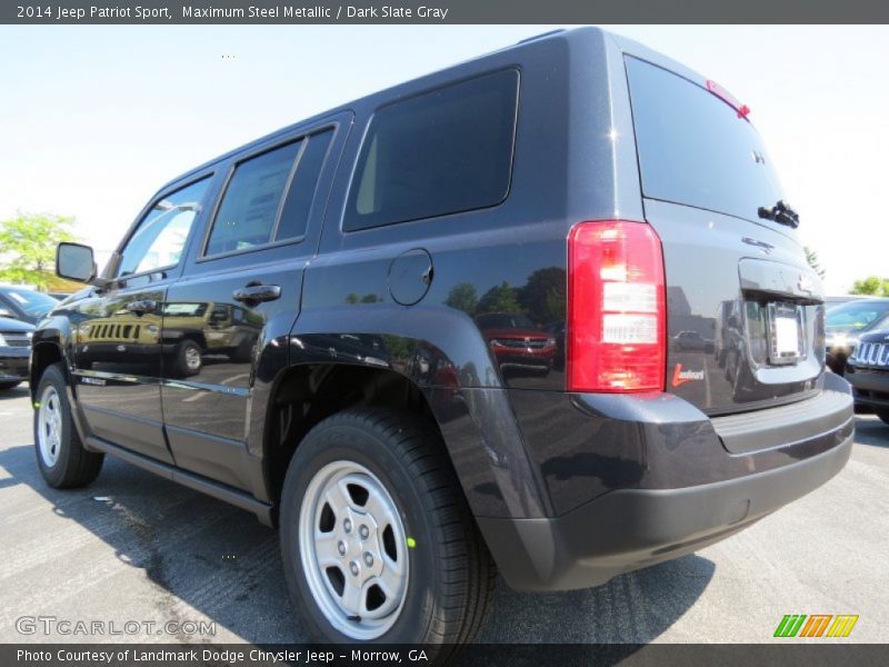 Maximum Steel Metallic / Dark Slate Gray 2014 Jeep Patriot Sport