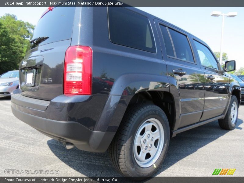 Maximum Steel Metallic / Dark Slate Gray 2014 Jeep Patriot Sport