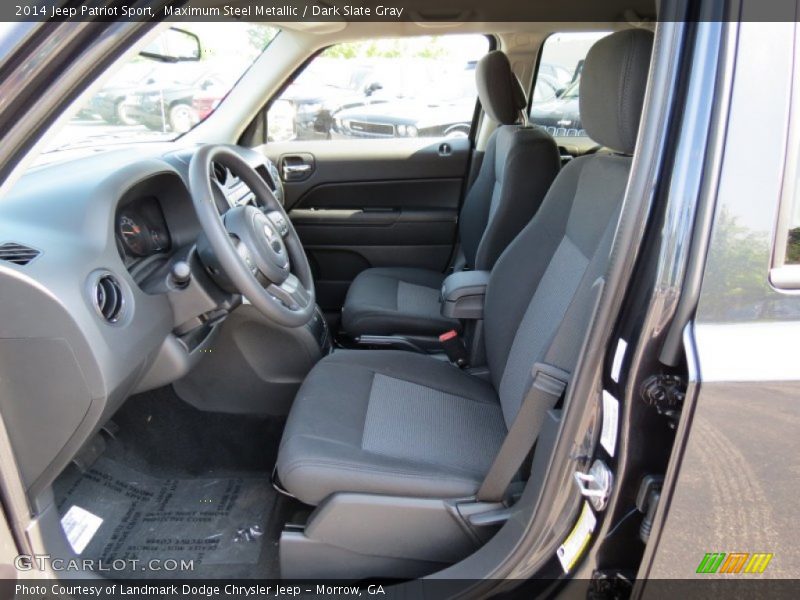Maximum Steel Metallic / Dark Slate Gray 2014 Jeep Patriot Sport