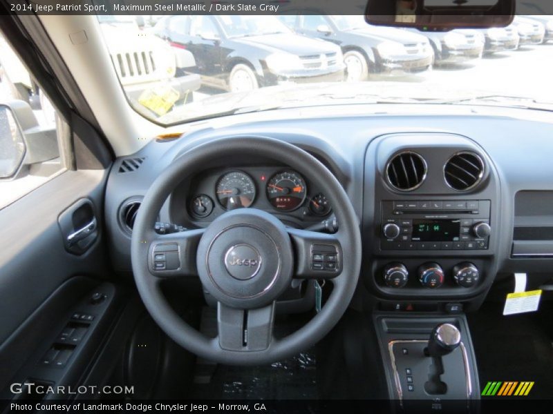 Maximum Steel Metallic / Dark Slate Gray 2014 Jeep Patriot Sport