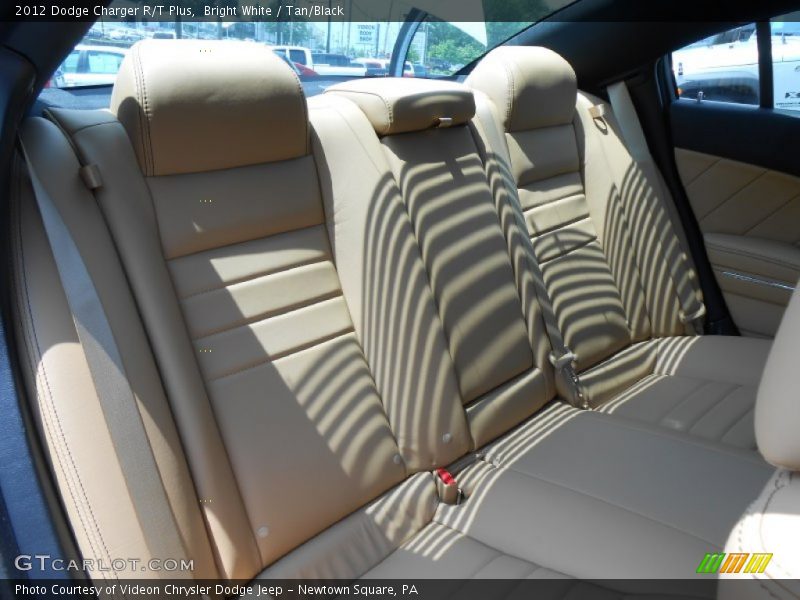 Bright White / Tan/Black 2012 Dodge Charger R/T Plus