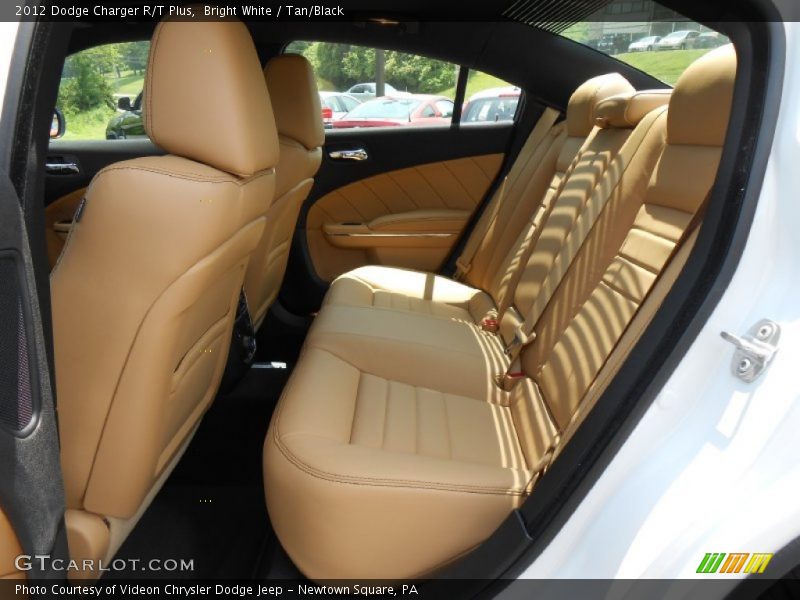Bright White / Tan/Black 2012 Dodge Charger R/T Plus