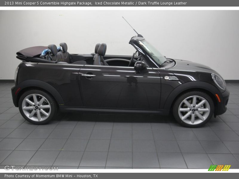 Iced Chocolate Metallic / Dark Truffle Lounge Leather 2013 Mini Cooper S Convertible Highgate Package
