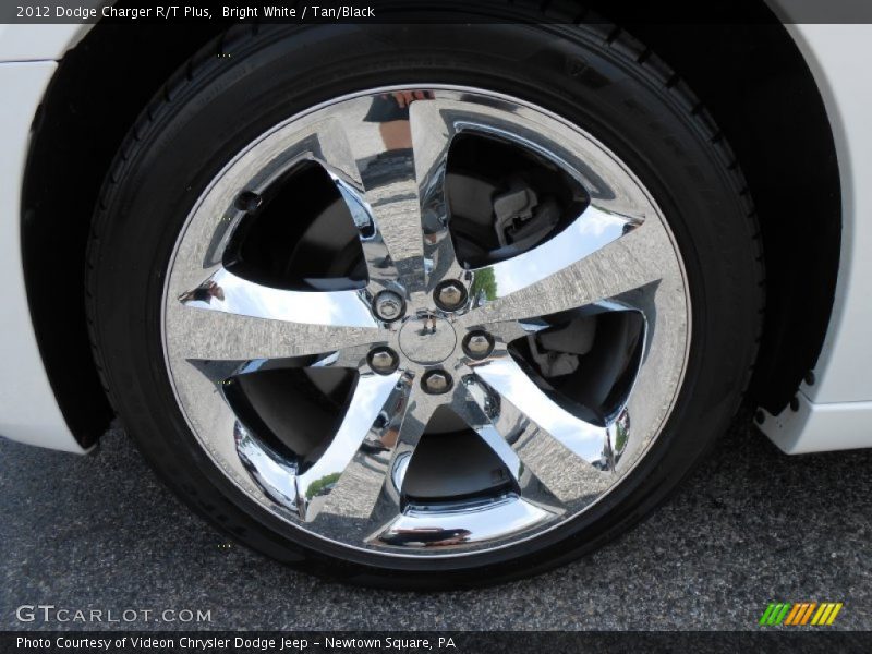 Bright White / Tan/Black 2012 Dodge Charger R/T Plus