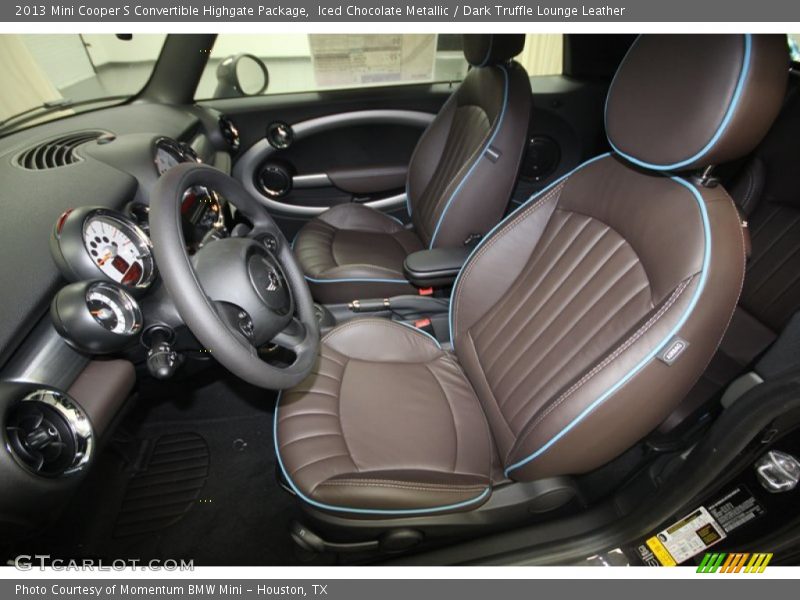 Iced Chocolate Metallic / Dark Truffle Lounge Leather 2013 Mini Cooper S Convertible Highgate Package