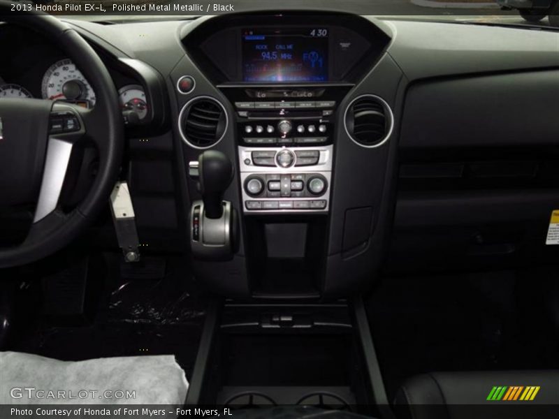 Polished Metal Metallic / Black 2013 Honda Pilot EX-L