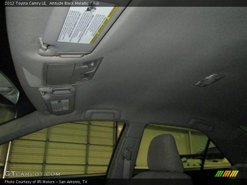 Attitude Black Metallic / Ash 2012 Toyota Camry LE