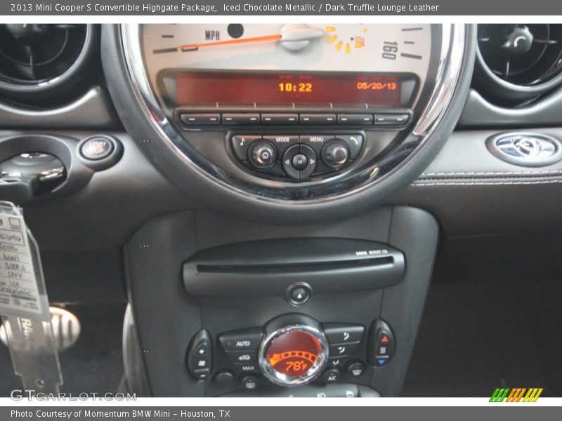 Iced Chocolate Metallic / Dark Truffle Lounge Leather 2013 Mini Cooper S Convertible Highgate Package