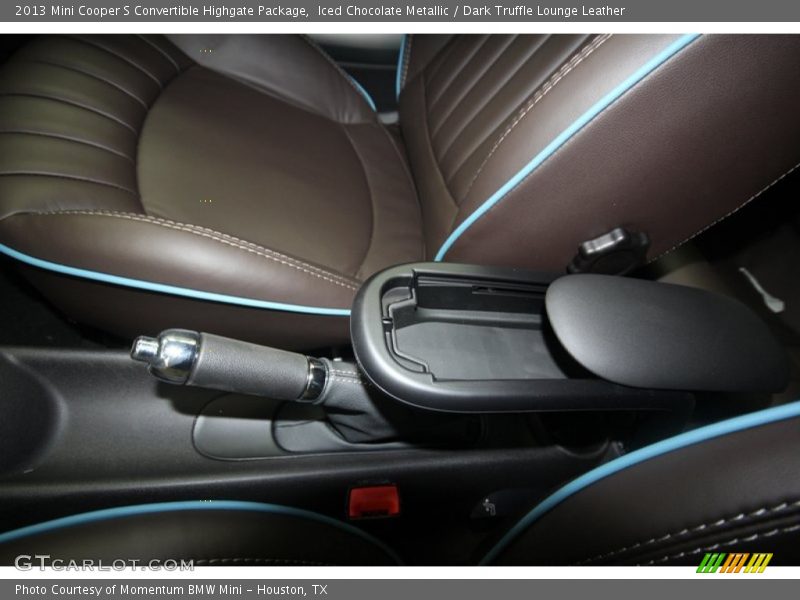 Iced Chocolate Metallic / Dark Truffle Lounge Leather 2013 Mini Cooper S Convertible Highgate Package