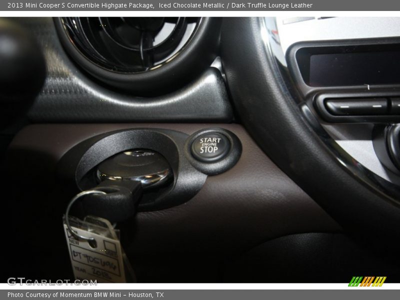 Iced Chocolate Metallic / Dark Truffle Lounge Leather 2013 Mini Cooper S Convertible Highgate Package