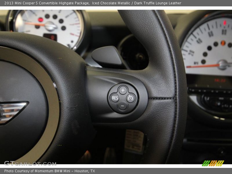 Iced Chocolate Metallic / Dark Truffle Lounge Leather 2013 Mini Cooper S Convertible Highgate Package