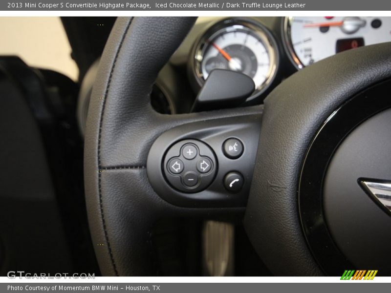 Iced Chocolate Metallic / Dark Truffle Lounge Leather 2013 Mini Cooper S Convertible Highgate Package