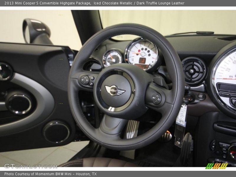 Iced Chocolate Metallic / Dark Truffle Lounge Leather 2013 Mini Cooper S Convertible Highgate Package