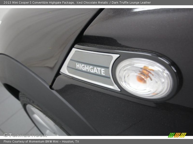 Iced Chocolate Metallic / Dark Truffle Lounge Leather 2013 Mini Cooper S Convertible Highgate Package