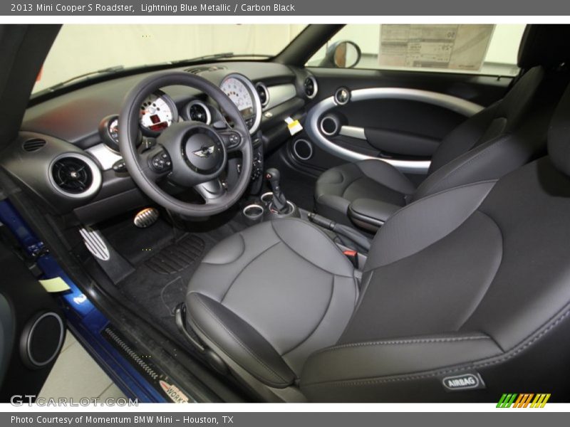  2013 Cooper S Roadster Carbon Black Interior