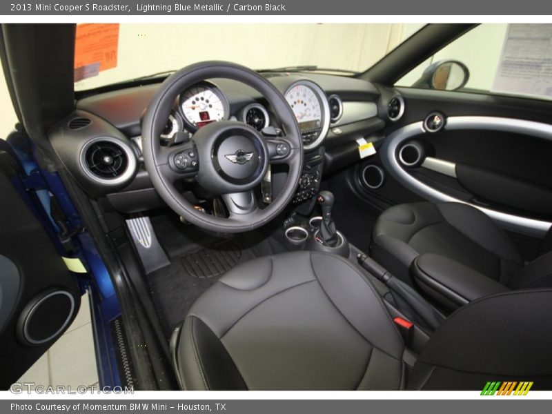 Lightning Blue Metallic / Carbon Black 2013 Mini Cooper S Roadster