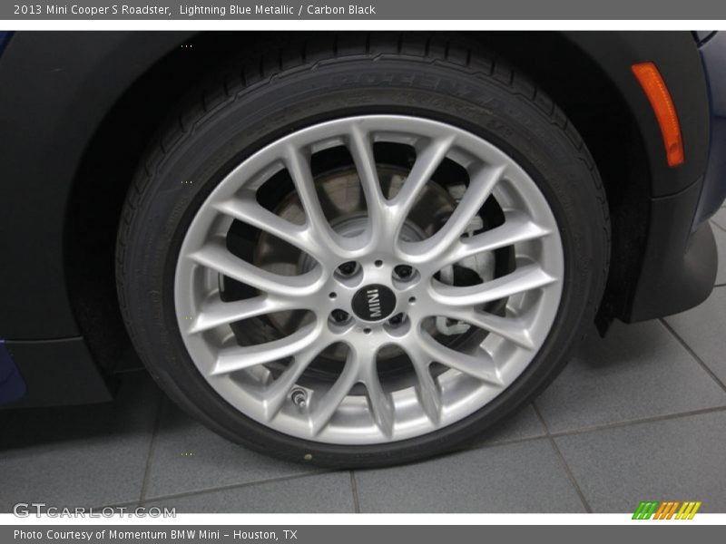 Lightning Blue Metallic / Carbon Black 2013 Mini Cooper S Roadster