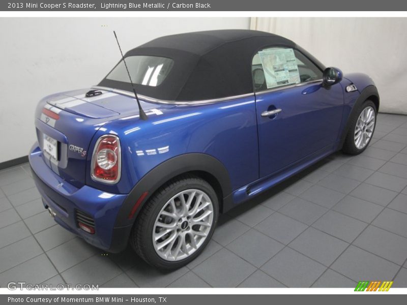 Lightning Blue Metallic / Carbon Black 2013 Mini Cooper S Roadster