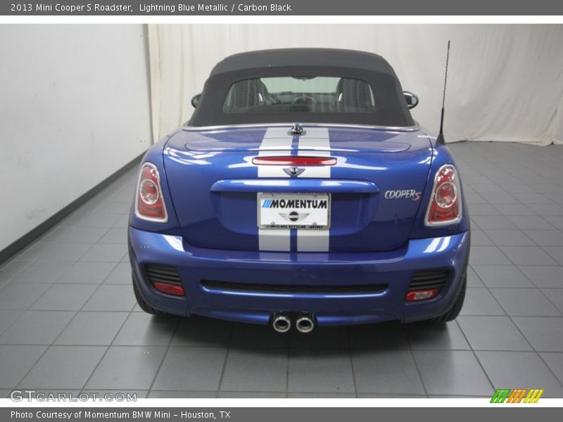 Lightning Blue Metallic / Carbon Black 2013 Mini Cooper S Roadster