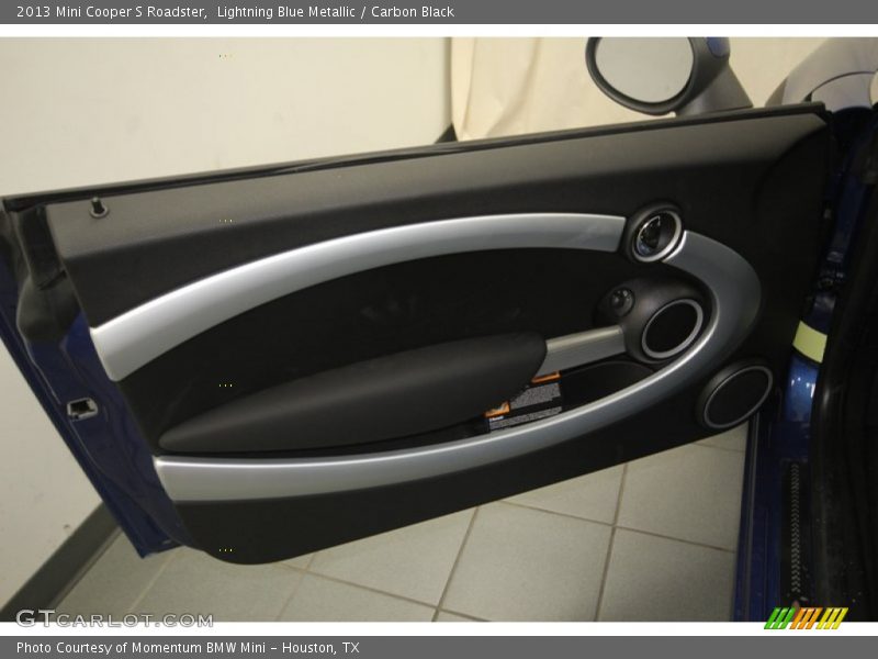 Lightning Blue Metallic / Carbon Black 2013 Mini Cooper S Roadster