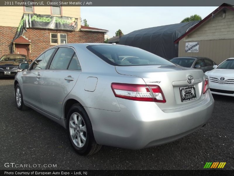 Classic Silver Metallic / Ash 2011 Toyota Camry LE