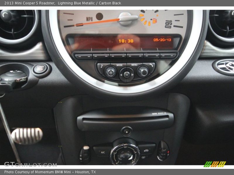 Lightning Blue Metallic / Carbon Black 2013 Mini Cooper S Roadster