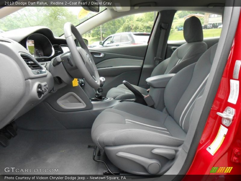 Front Seat of 2013 Dart Rallye