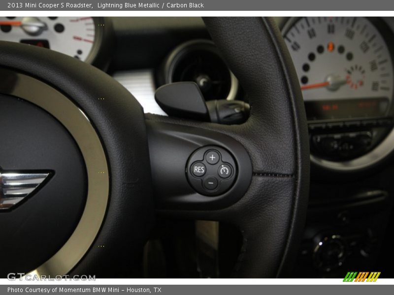 Lightning Blue Metallic / Carbon Black 2013 Mini Cooper S Roadster