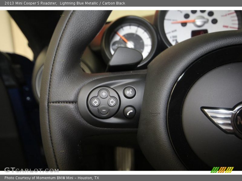 Lightning Blue Metallic / Carbon Black 2013 Mini Cooper S Roadster