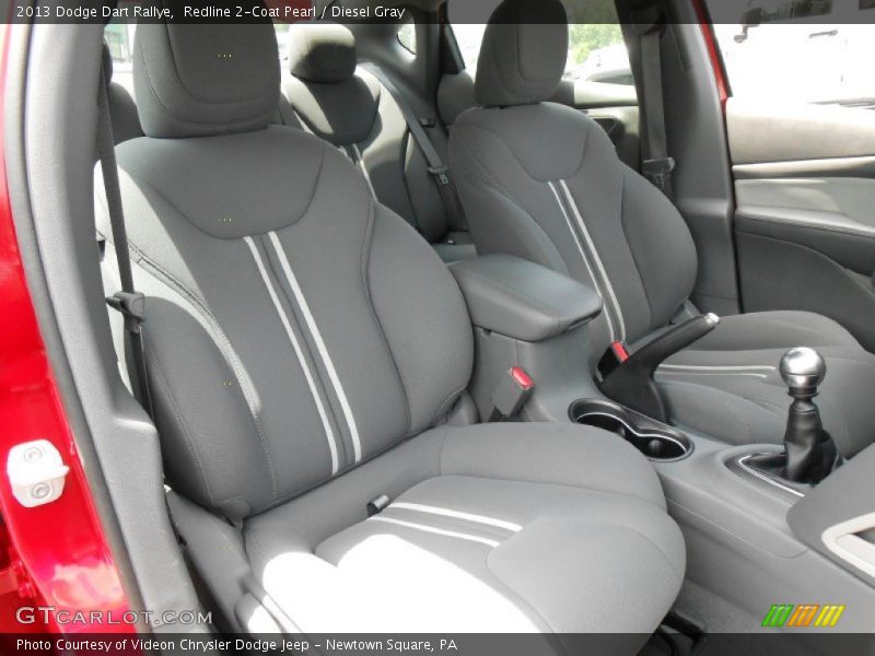  2013 Dart Rallye Diesel Gray Interior