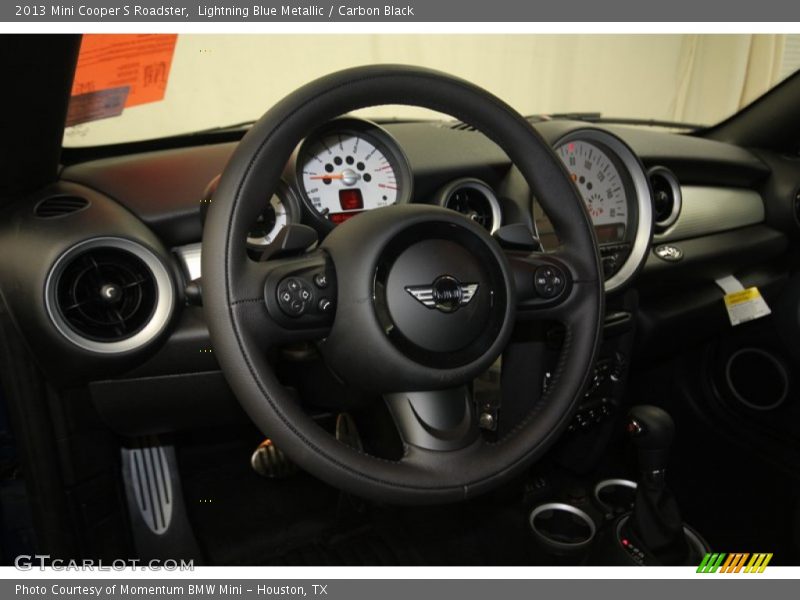 Lightning Blue Metallic / Carbon Black 2013 Mini Cooper S Roadster