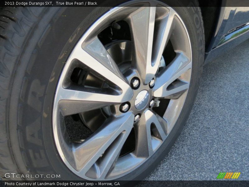 True Blue Pearl / Black 2013 Dodge Durango SXT