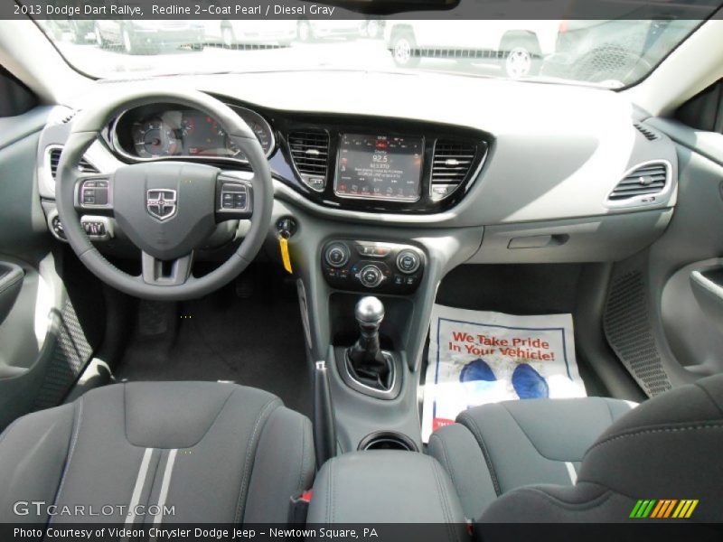 Redline 2-Coat Pearl / Diesel Gray 2013 Dodge Dart Rallye