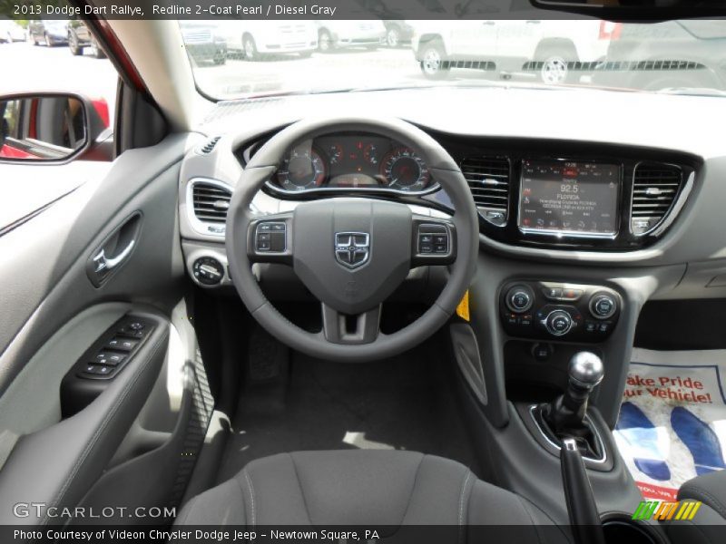 Redline 2-Coat Pearl / Diesel Gray 2013 Dodge Dart Rallye