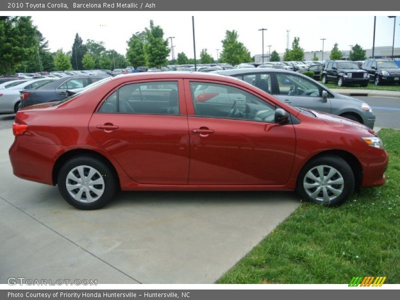 Barcelona Red Metallic / Ash 2010 Toyota Corolla