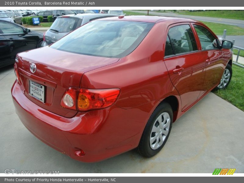 Barcelona Red Metallic / Ash 2010 Toyota Corolla
