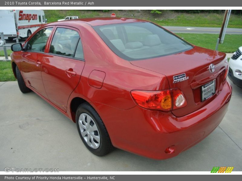 Barcelona Red Metallic / Ash 2010 Toyota Corolla