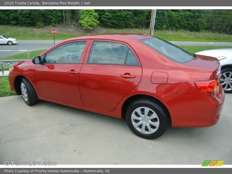 Barcelona Red Metallic / Ash 2010 Toyota Corolla