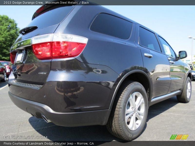 Maximum Steel Metallic / Black 2013 Dodge Durango Crew