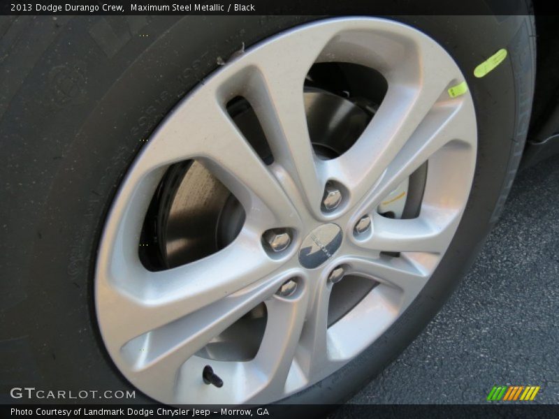 Maximum Steel Metallic / Black 2013 Dodge Durango Crew