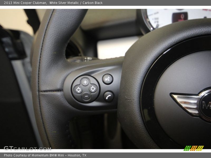 White Silver Metallic / Carbon Black 2013 Mini Cooper Clubman