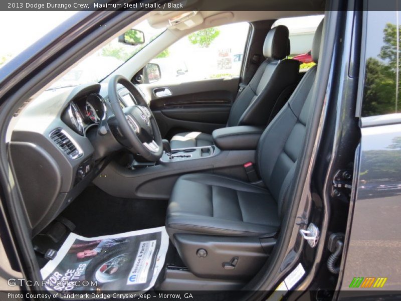 Maximum Steel Metallic / Black 2013 Dodge Durango Crew