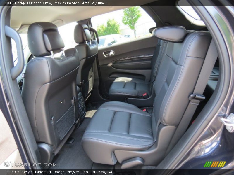 Maximum Steel Metallic / Black 2013 Dodge Durango Crew