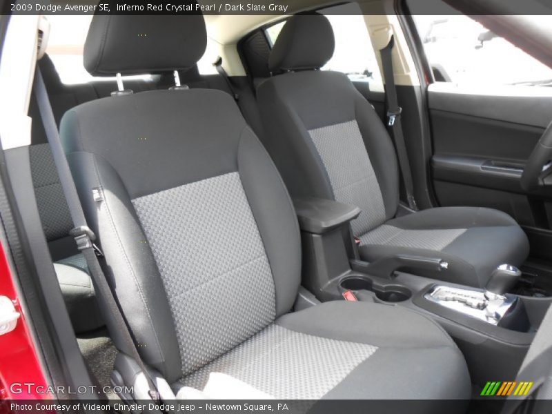 Inferno Red Crystal Pearl / Dark Slate Gray 2009 Dodge Avenger SE