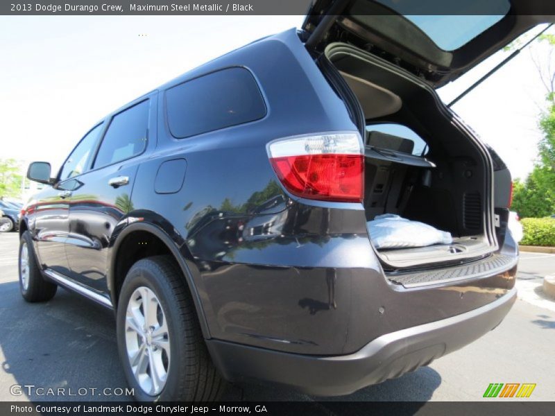 Maximum Steel Metallic / Black 2013 Dodge Durango Crew
