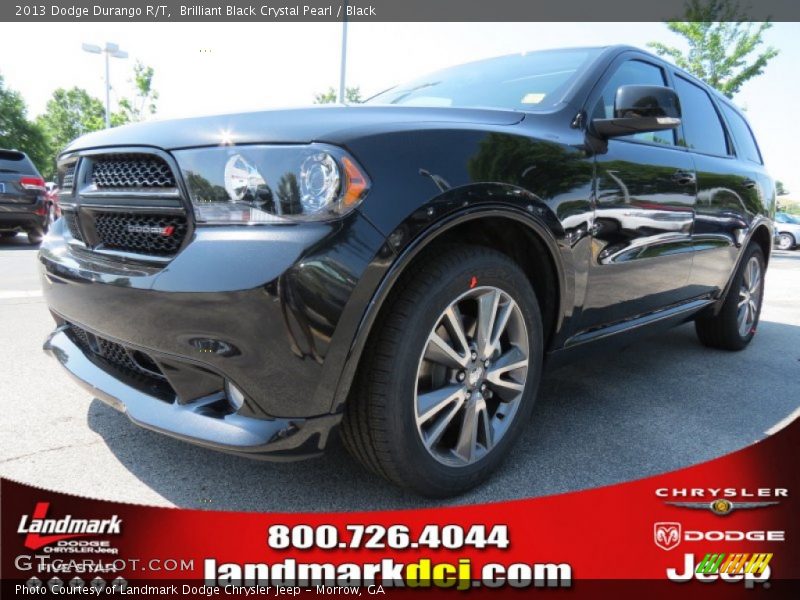 Brilliant Black Crystal Pearl / Black 2013 Dodge Durango R/T